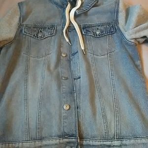 Denium jacket/hoodie